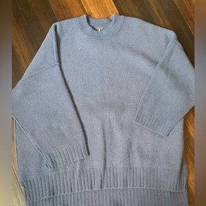 Free People periwinkle oversized sweater - size m (but fits very oversized)